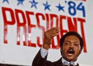 Jesse Jackson speaking at an event