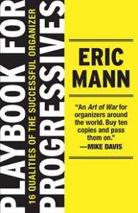 Image of the book cover Playbook for Progressives by Eric Mann