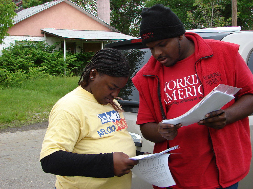 Working America canvassers in Columbus, OH.