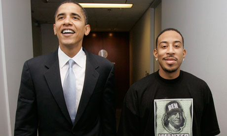 Barack Obama and Ludacris in 2006