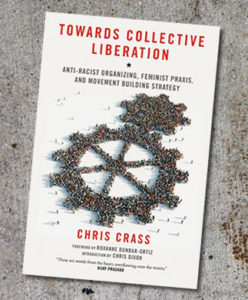 Photo of the book cover for Towards Collective Liberation by Chris Crass