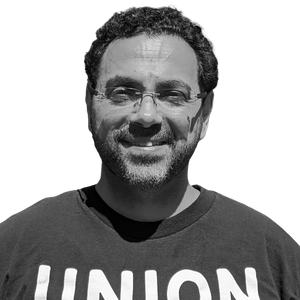 Black and white headshot of Hany Khalil